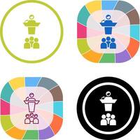 Seminar Icon Design vector
