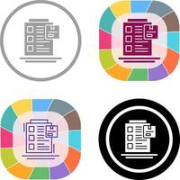 Order List Icon Design vector