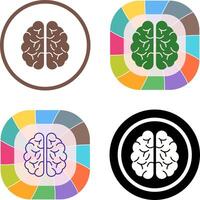 diseño de icono de cerebro vector