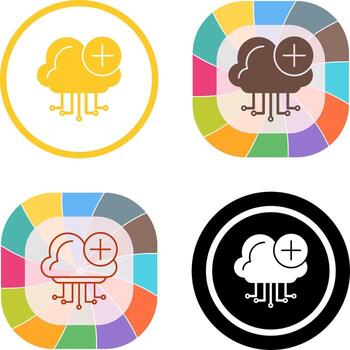 Cloud Computing Icon Design vector