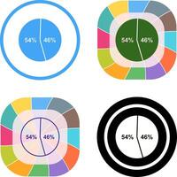 Candidate Stats Icon Design vector