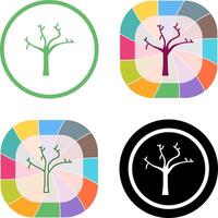 Tree with no Leaves Icon Design vector