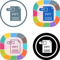 PPT Icon Design vector