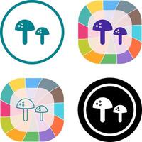 Mushrooms Icon Design vector