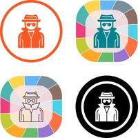 Spy Icon Design vector