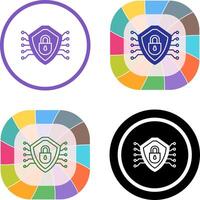 Cyber Security Icon Design vector