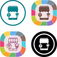 Pin Icon Design vector