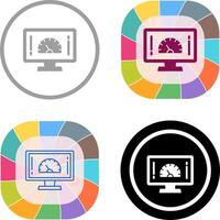 Speed Test Icon Design vector