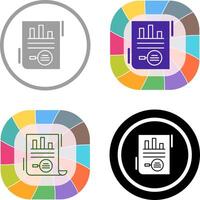 Market Research Icon Design vector