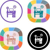 Work Table Icon Design vector