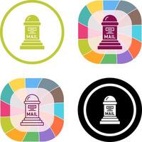 Mail Box Icon Design vector