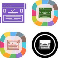 Complete Icon Design vector