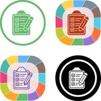 Checklist Icon Design vector