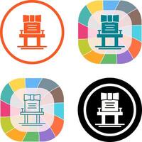 Chair Icon Design vector