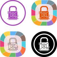 Padlock Icon Design vector