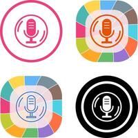 Microphone Icon Design vector