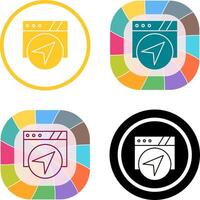 Navigation Icon Design vector