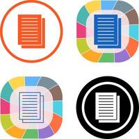 Document Icon Design vector