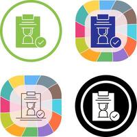 Hourglass Icon Design vector