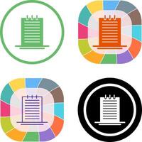 Notes Icon Design vector