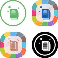 Document Icon Design vector