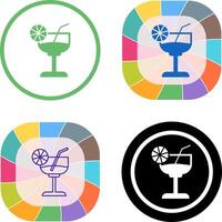 Cocktail Icon Design vector