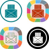 Check List Icon Design vector