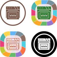 Www Icon Design vector