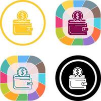 Wallet Icon Design vector