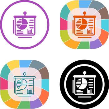 Presentation Icon Design vector