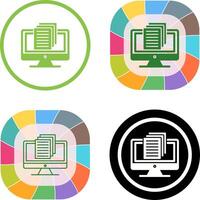 Document Icon Design vector