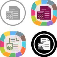 Calculator Icon Design vector