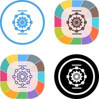 Automated Process Icon Design vector