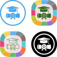 Graduation Icon Design vector