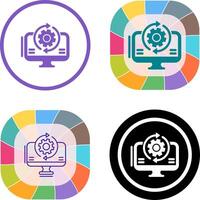 Synchronization Icon Design vector