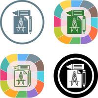 Study Tools Icon Design vector