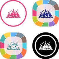Mountain Icon Design vector