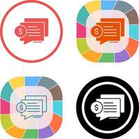 Dialog Icon Design vector