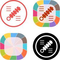 Skewer Icon Design vector