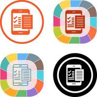 Check List Icon Design vector