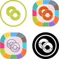 Doughnut Icon Design vector