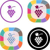 Grapes Icon Design vector