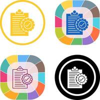 Check List Icon Design vector
