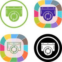 Refresh Icon Design vector