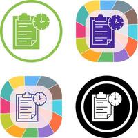 Task Management Icon Design vector