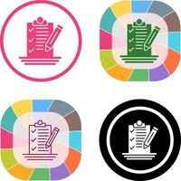 Check List Icon Design vector