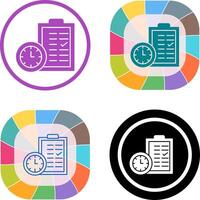 Time Planing Icon Design vector