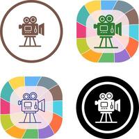 Movie camera Icon Design vector