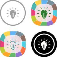 Light Bulb Icon Design vector