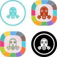 Gas Mask Icon Design vector